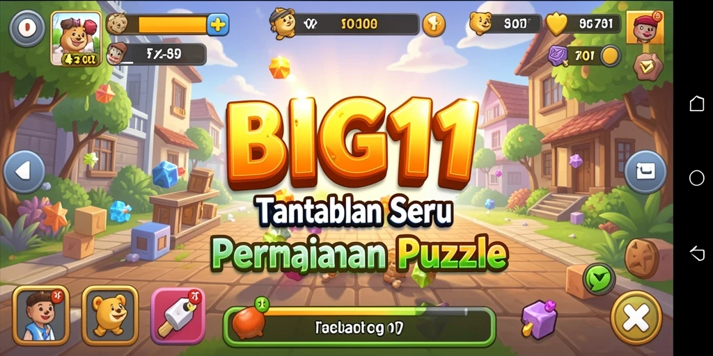 Screenshot BIG11 menampilkan gameplay seru dengan puzzle menarik.