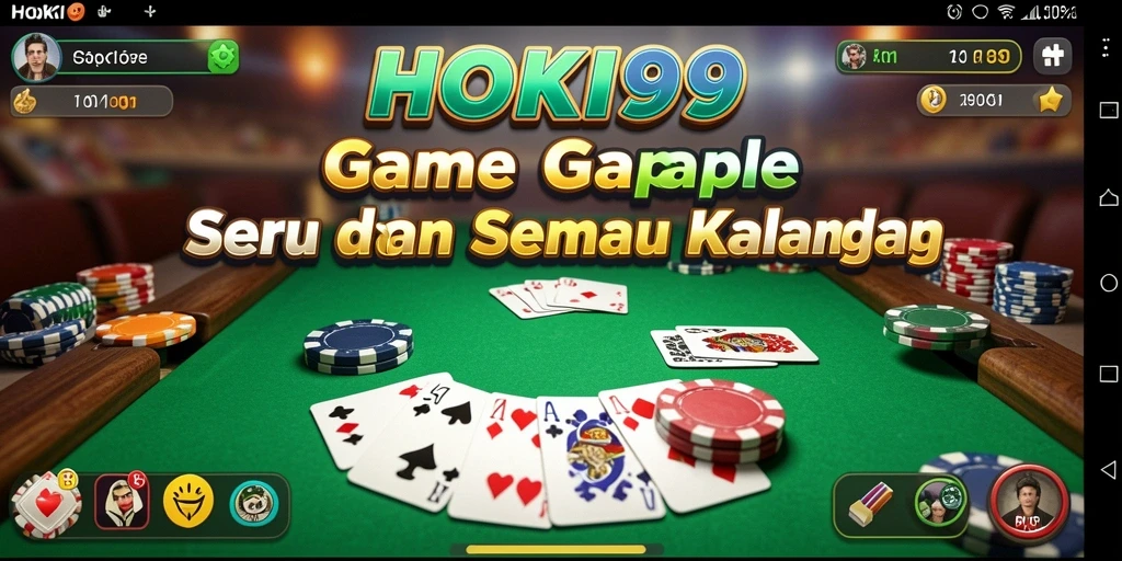 Gameplay HOKI99 yang menyenangkan dalam bermain Gaple.