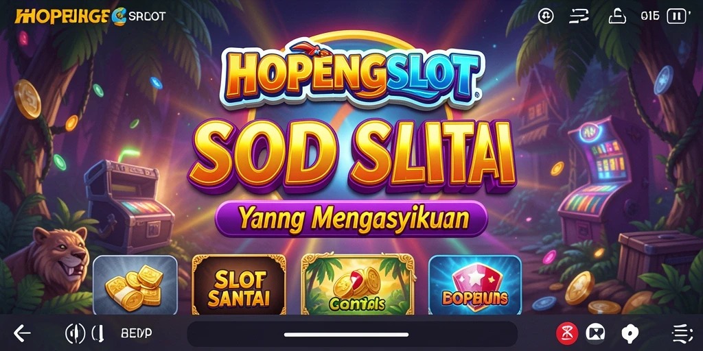Gameplay HOPENGSLOT yang menarik dan penuh warna.
