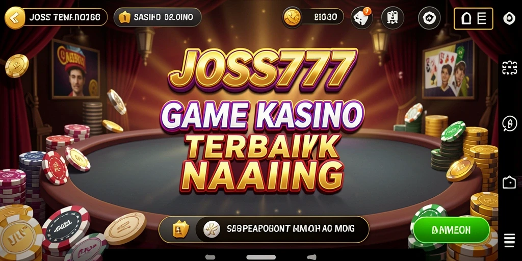 Screenshot JOSS777 menampilkan gameplay Kasino yang seru dan interaktif.