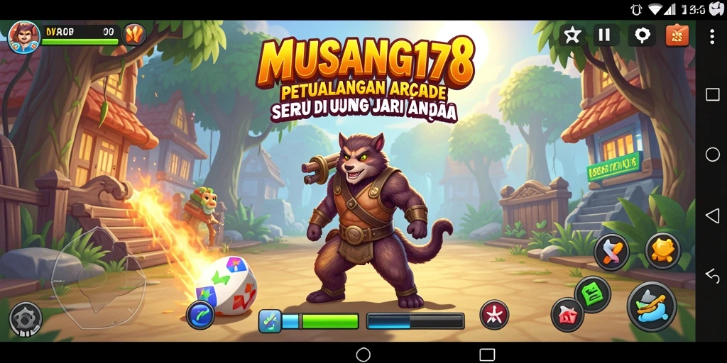 Tampilan menarik dari gameplay seru MUSANG178.