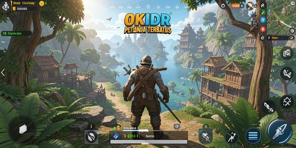 Tangkapan layar gameplay yang menampilkan petualangan di dunia terbuka.