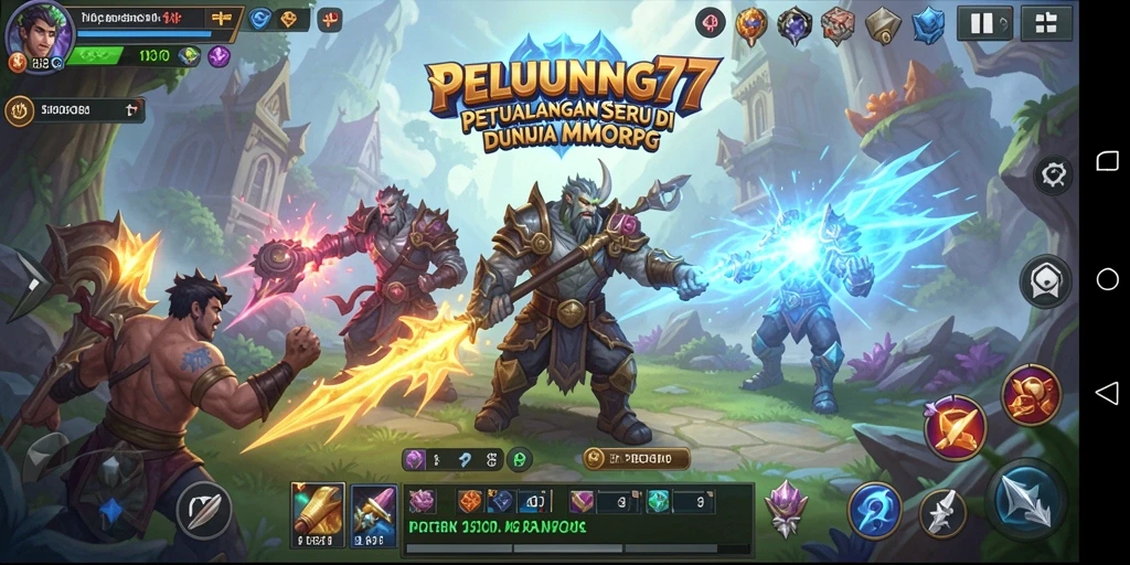 Gameplay PELUANG77 yang penuh petualangan di dunia MMORPG.