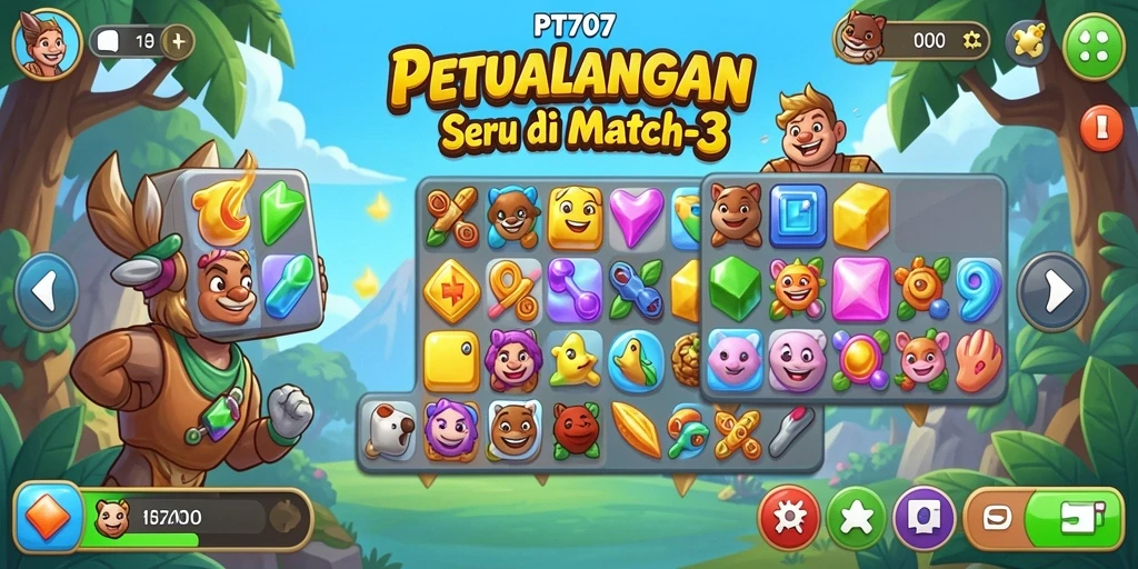 Gameplay seru dari game PT707 yang menantang!