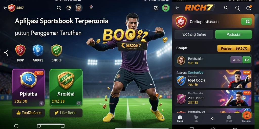 Tampilan gameplay RICH7 yang menarik dan interaktif.